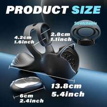 Load image into Gallery viewer, 360° Hoden Vollabdeckungsstimulator Penistrainer Cock Ring mit 9 Vibrations &amp; Heizmodi