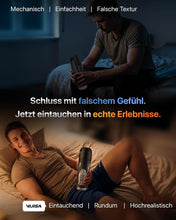 Load image into Gallery viewer, Masturbieren für Männer 7 Saug- &amp; Vibrationsmodi Masturbator 18,03 cm Tiefe, KI Sex Spielzeug für die Männer, Elektrische Masturbatoren Druckregelung Penispumpe, Taschenmuschi mit Handyhalter Sex Toys
